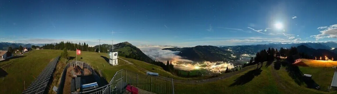 Komet im Sternenhimmel aufgenommen mit avisec-Panorama-kamera