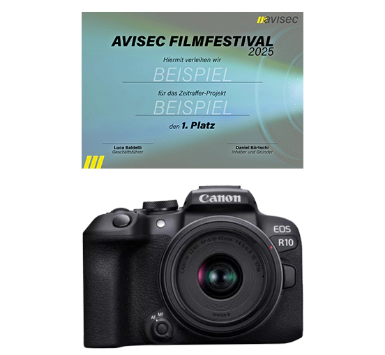 Preise Filmfestival 2025: Gutschein und Canon R10