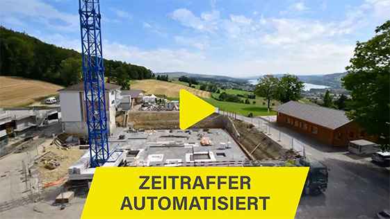 avisec Baustellen Zeitrafferkamera erstellt jeden Tag automatisch einen neuen Zeitraffer