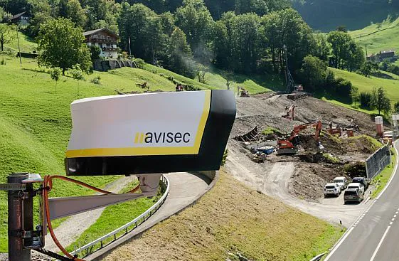avisec Baustellen-Kamera an der Axenstrasse