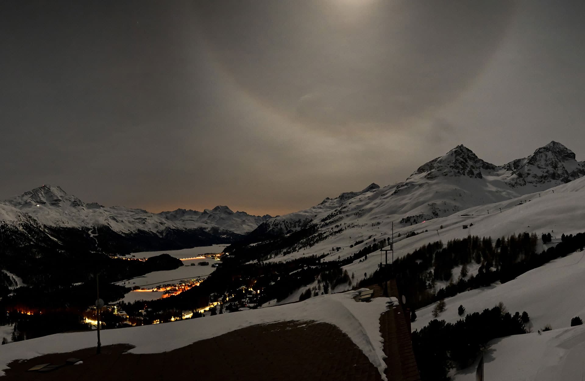 Halo Lichteffekt St.Moritz