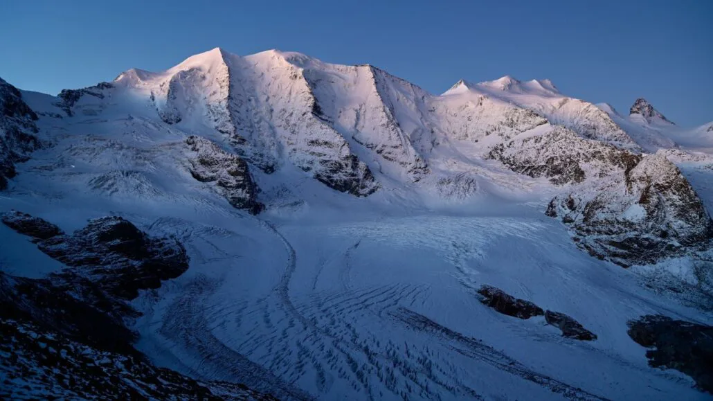 Palü im Blick Richtung Bernina