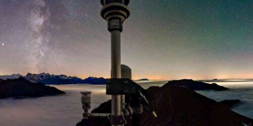 Panorama-Webcam zeigt Sternenhimmel